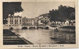 1900circa-Treviso Riviera Garibaldi E Monumento A Dante - Treviso
