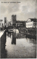 1910circa-Treviso Un Saluto Da Castelfranco Veneto - Treviso