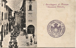 1900circa-Treviso I Cavallegeri Di Vicenza "Occupano" Vittorio - Treviso