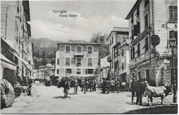 1900circa-Genova Torriglia Piazza Cavour, Animata - Genova (Genua)