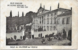 1918-Verona Saluti Da Valeggio Sul Mincio Villa Nuvoloni Ove Alloggiò Napoleone  - Verona