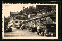 AK Achensee /Tirol, Hotel-Gaststätte Scholastika Mit Autos  - Autres & Non Classés