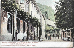 1900-Vicenza Albergo Ristorante "Alla Guida Alpina" Recoaro Sulla Via Della Font - Vicenza