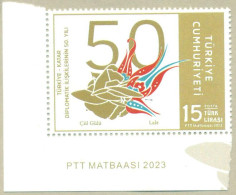 TURKEY 2023 MNH 50TH ANNIVERSARY DIPLOMATIC RELATION TURKEY & QATAR - Unused Stamps