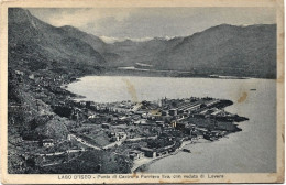 1933-lago Di Iseo Punta Di Castro E Ferriere Ilva Con Veduta Di Lovere - Bergamo