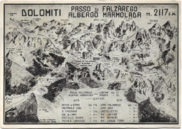 1951-Dolomiti Albergo Marmolada Passo Di Falzarego Belluno - Belluno