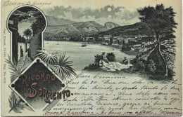 1900-Sorrento Cartolina Gruss Ricordo Di Sorrento, Viaggiata - Napoli (Neapel)