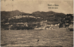 1911-Vietri Sul Mare Vietri E Raito Visti Dal Mare, Viaggiata - Salerno