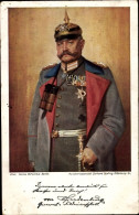 CPA Generalfeldmarschall Paul Von Hindenburg, Portrait, Fernglas, Pickelhaube - Andere & Zonder Classificatie