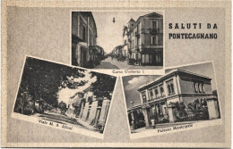 1930circa-Saluti Da Pontecagnano 3 Belle Vedute - Salerno
