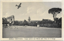 1920circa-Somma Vesuviana Campo Sportivo Con L'Abside Della Chiesa Di S:Giorgio - Napoli (Neapel)