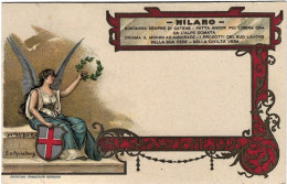 1906-Milano Cartolina Pubblicitaria Dell'esposizione - Werbepostkarten