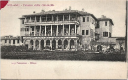 1900circa-Milano Palazzo Della Simonetta,macchia Di Colore Rosso Nell'angolo - Milano (Milan)