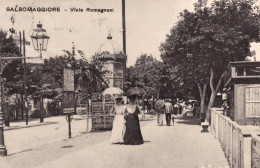 1911-Salsomaggiore, Viale Romagnosi, Gente A Passeggio, Viaggiata - Parma