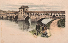 1900-Pavia, Ponte, Ponte Sul Ticino, Animata, Viaggiata - Pavia