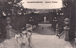 1911ca.-Salsomaggiore, Giardini Pubblici, Gente A Passeggio, Viaggiata - Parma