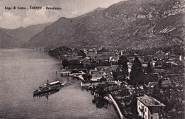 1925ca.-Campo, Como, Panorama Lago Di Como, Battello In Navigazione, Non Viaggia - Como