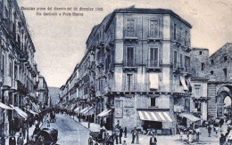 1925ca.-Messina, Via Garibaldi E Porta Marina Prima Del Disastro Del 28 Dicembre - Messina