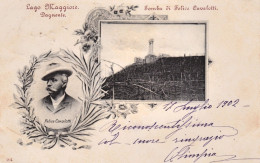 1902-Dagnente Lago Maggiore, Novara, Tomba Commemorativa Felice Cavalotti, Viagg - Novara