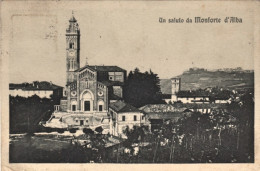 1924-Monforte D'Alba Cuneo, Panorama, Viaggiata - Cuneo