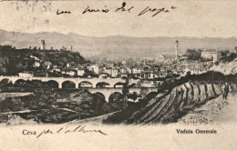 1906-Ceva Cuneo, Veduta Generale, Viaggiata - Cuneo