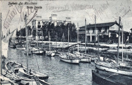 1926-Riccione Forli', Imbarcazioni Dell'epoca Nel Porto Canale, Grande Albergo M - Forlì