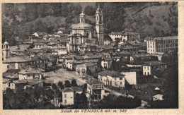 1937-Venasca Cuneo, Saluti Da Venasca, Panorama, Non Viaggiata - Cuneo