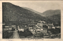 1938-Saluti Da Ponti Di Nava, Viaggiata - Cuneo