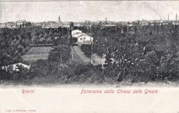 1904-ca.-Rimini, Panorama Dalla Chiesa Delle Grazie - Rimini