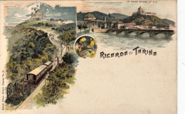 1899-Torino, La Gran Madre Di Dio Cartolina Tipo Gruss Viaggiata - Other & Unclassified