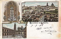 1904-gruss Loreto Ancona, Ricordo Di Loreto, Viaggiata - Ancona