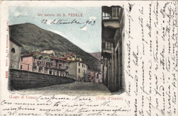 1903-San Fedele Intelvi Como, Veduta, Viaggiata - Como