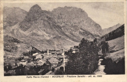 1939-Acceglio Cuneo, Frazione Saretto E Valle Macra, Viaggiata - Cuneo