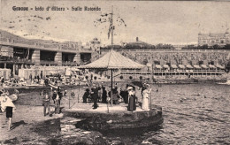 1917-Genova, Lido D'Albaro Sulla Rotonda, Animata, Viaggiata - Genova (Genoa)