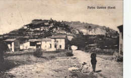 1917-Pietra Gavina Varzi Pavia, Ufficiale Dell'epoca Con Bicicletta In Posa, Ved - Pavia
