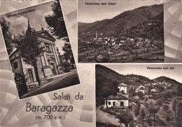1957-Baragazza Bologna, Saluti Da Baragazza, Parrocchia, Panorama, Viaggiata - Bologna