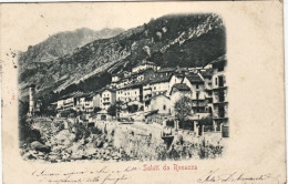 1904-Rosazza Biella, Saluti Da Rosazza, Panorama, Viaggiata - Biella