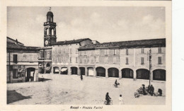 1934-Russi Ravenna, Piazza Farini, Non Viaggiata - Ravenna