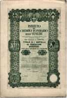 1920circa-cartolina Fondiaria Dell'istituto Di Credito Delle Venezie - Advertising