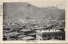 1921-La Spezia Panorama, Viaggiata - La Spezia