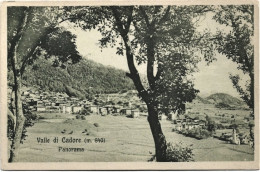1910-Belluno Valle Di Cadore Panorama - Belluno