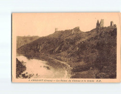 CROZANT : Les Ruines Du Château Et La Sédelle - état - Crozant