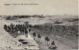 1913-Libia-Bengasi Strada Da Sidi Soid A Sidi Bulsein - Libië