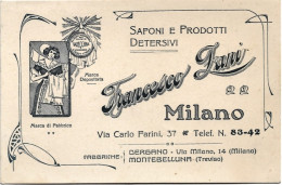 1900circa-Milano Saponi E Prodotti Detersivi "Francesco Lani" - Milano (Milan)