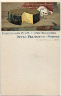 1900circa-Parma "Formaggio Parmiggiano Reggiano " - Werbepostkarten