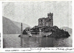 1908-Isola Loreto Viaggiata, Annullo Servizio Postale Sul Lago D'Iseo - Brescia
