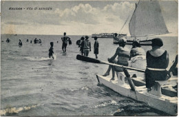1930-Riccione Vita Di Spiaggia, Viaggiata - Rimini