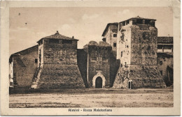 1913-Rimini Rocca Malatestiana, Viaggiata - Rimini