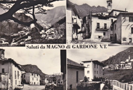 1974-Brescia Saluti Di Magno Di Gardone V.T., Cartolina Viaggiata - Brescia