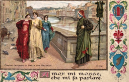 1930ca.-Firenze Incontro Di Dante Con Beatrice - Firenze (Florence)
